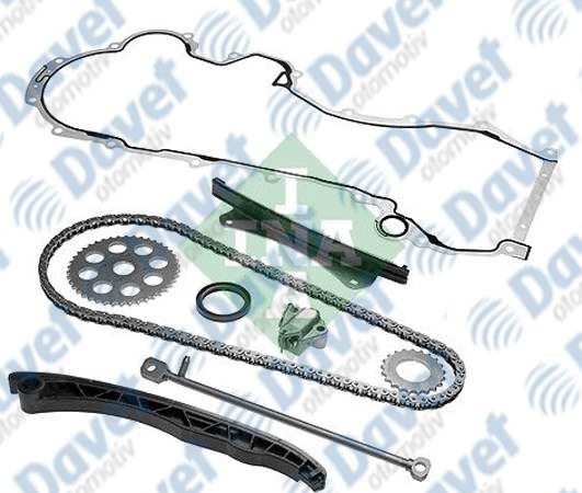 INA 559181740 Eksantrik Zincir Seti (Yag Pompa Contasi Krank Mili Kecesi Ve Yaglama Borusu Ile) Fiorino Egea Doblo Linea Palio Albea Punto 1.3jtd Multijet 16v Astra Corsa 1.3cdti 16v Swift Wagon R+Z13dt 1.3ddis 16v Bipper Nemo 1.3hdi 16